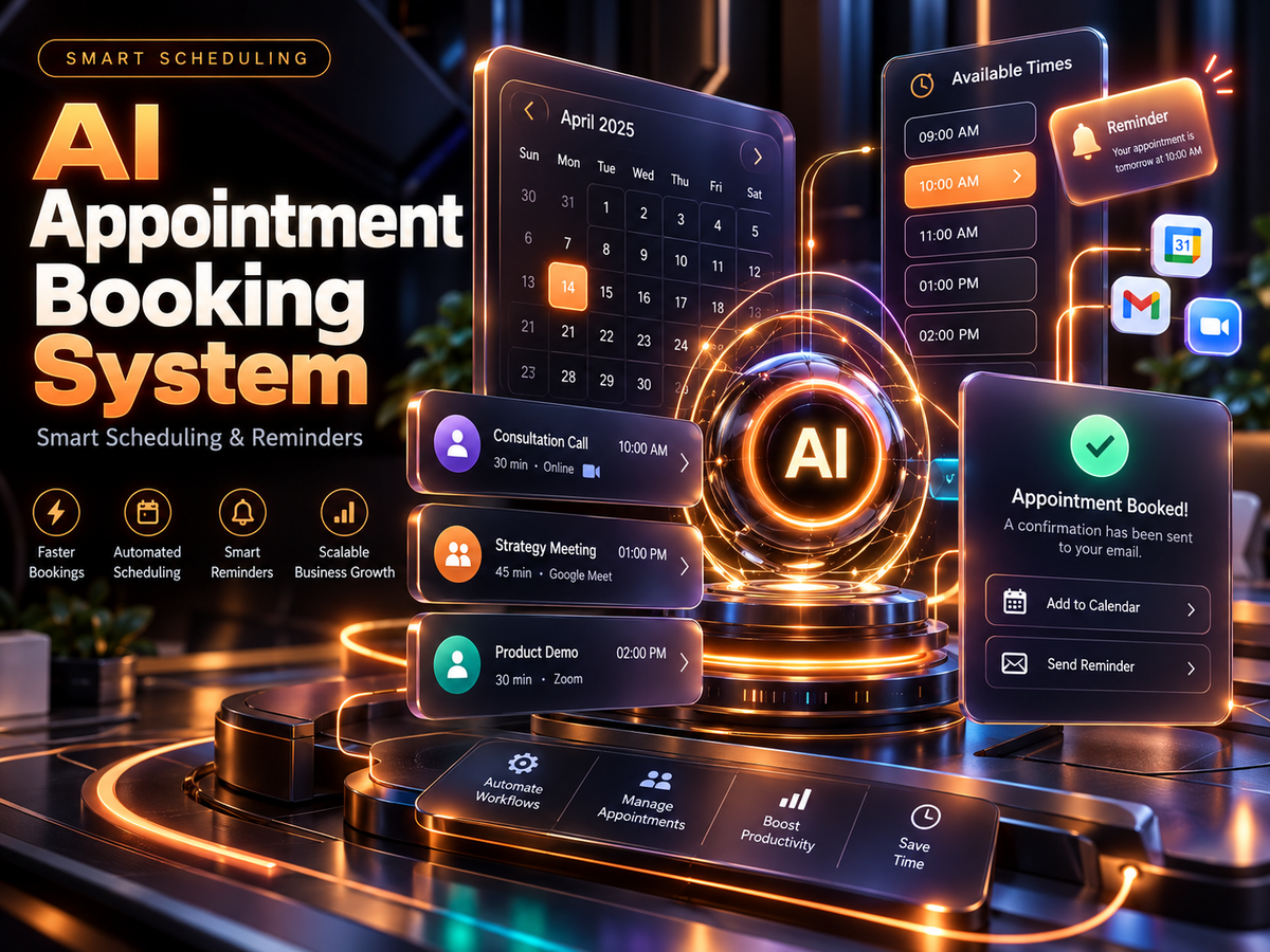 AI Appointment Booking System — reminders, staff scheduling and payments