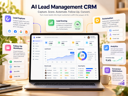 AI Lead Management CRM — lead analytics and follow-ups